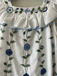 Mi Golondrina White Multi Size S Dress