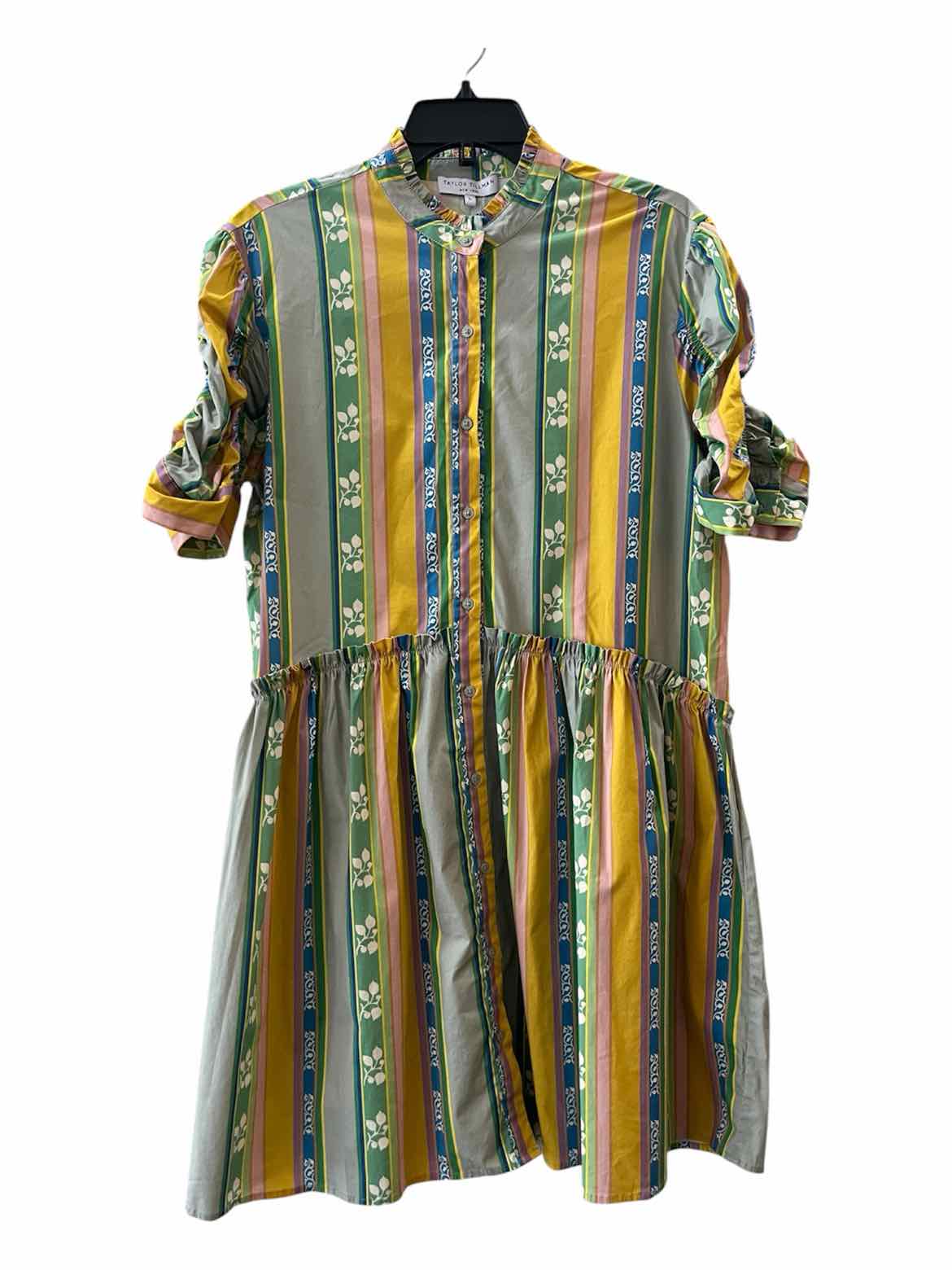 Taylor Tillman Grey multi Size L Dress