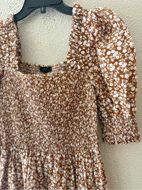 1. STATE brown and white Size M Dress