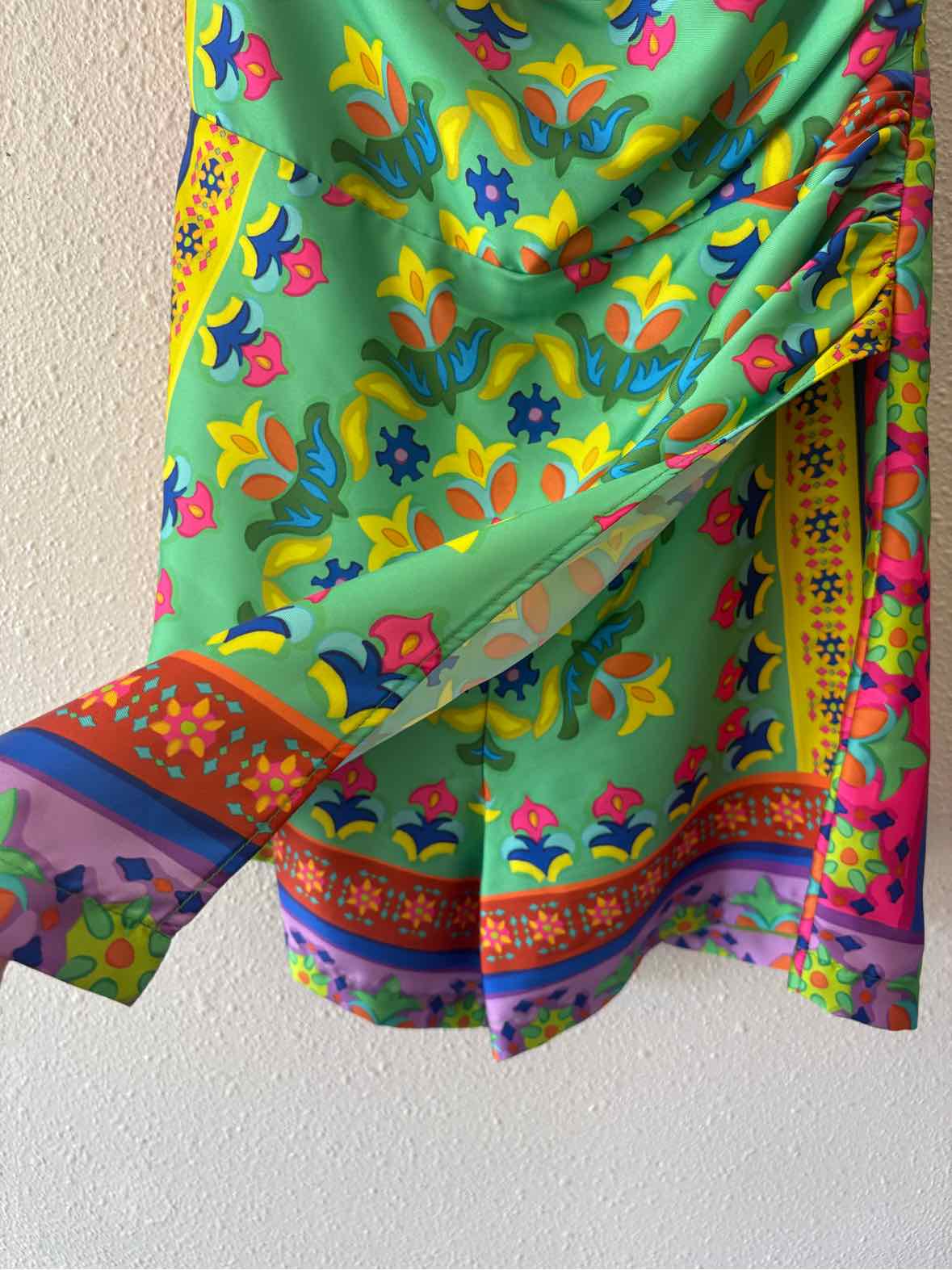 Lavender Brown Green multi Size M Romper