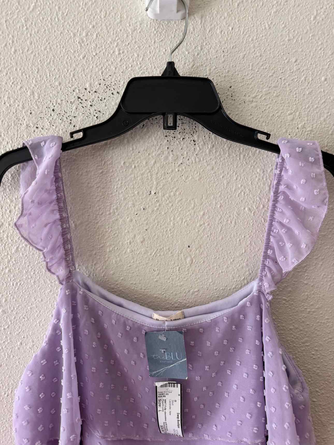 Peach Love Lavender Size L Shirt