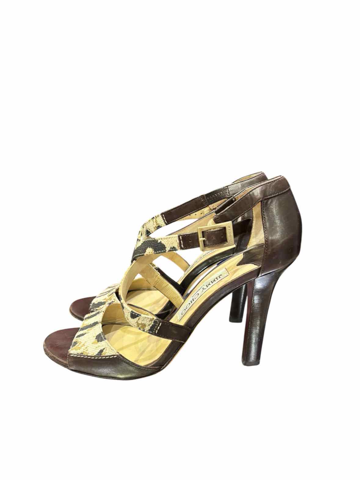 Jimmy Choo Brown Size 37.5 Shoes