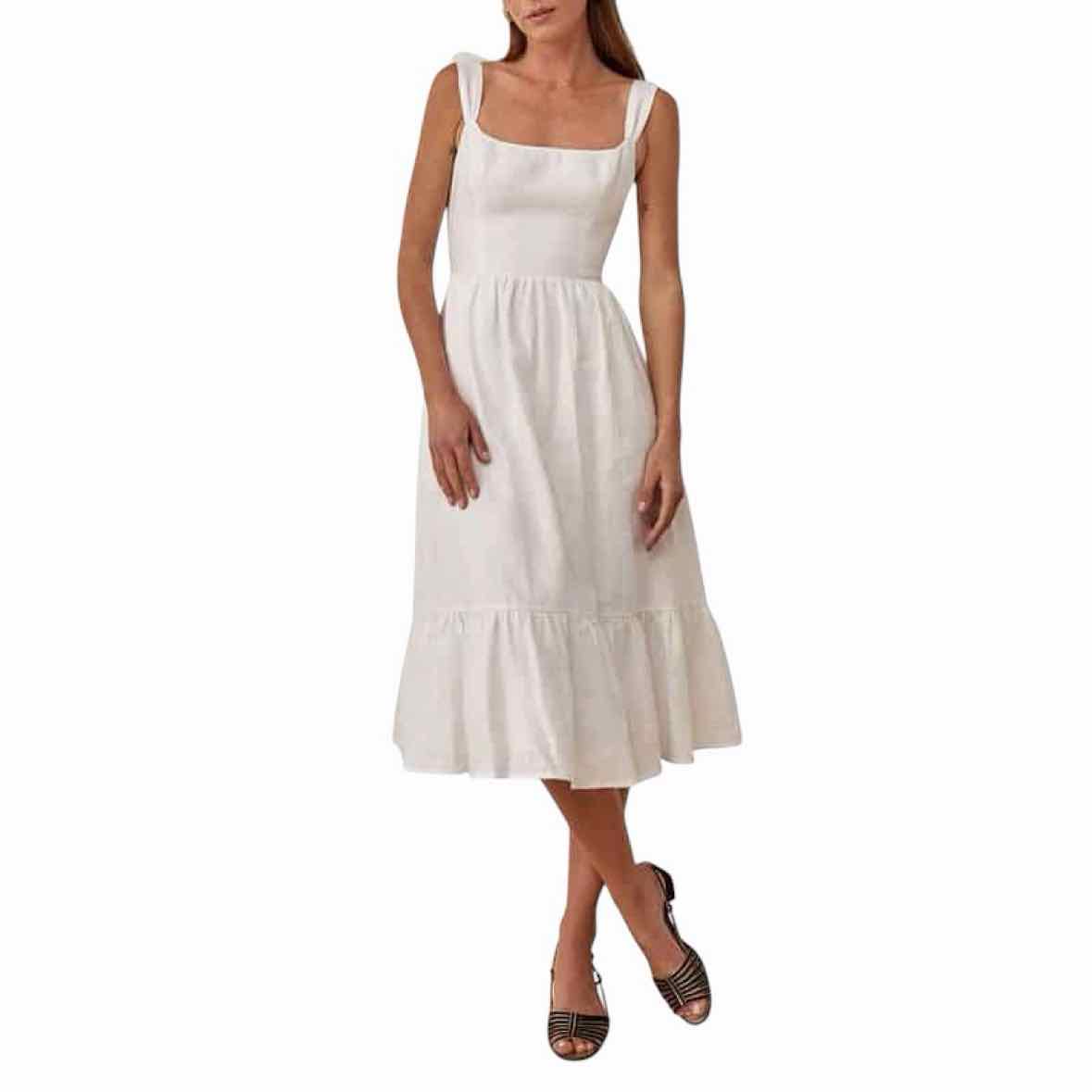 Reformation White Size 8 Dress Swap Boutique Reformation White Size 8 Dress Swap Boutique