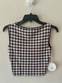 STAUD brown and white Size XS Shirt