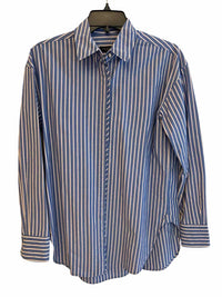 rag & bone Blue and White Size XS Shirt