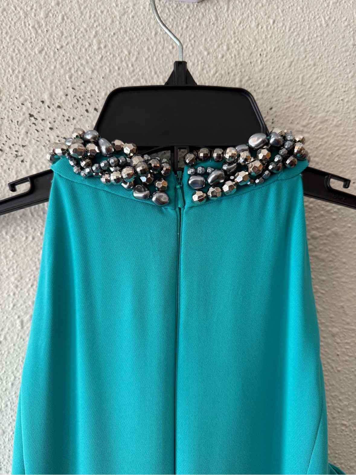 Carmen Marc Valvo Seafoam Size 4 Gown/Evening Wear