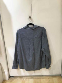 Reformation Navy and White Size S Shirt