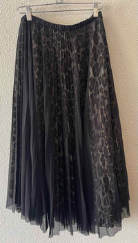 LOYD/FORD Leopard and Black Size 8 Skirt