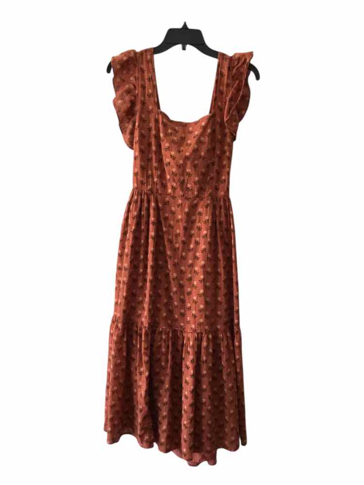 Madewell burnt orange multi Size S Dress