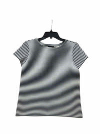 Theory White and navy Size S Shirt