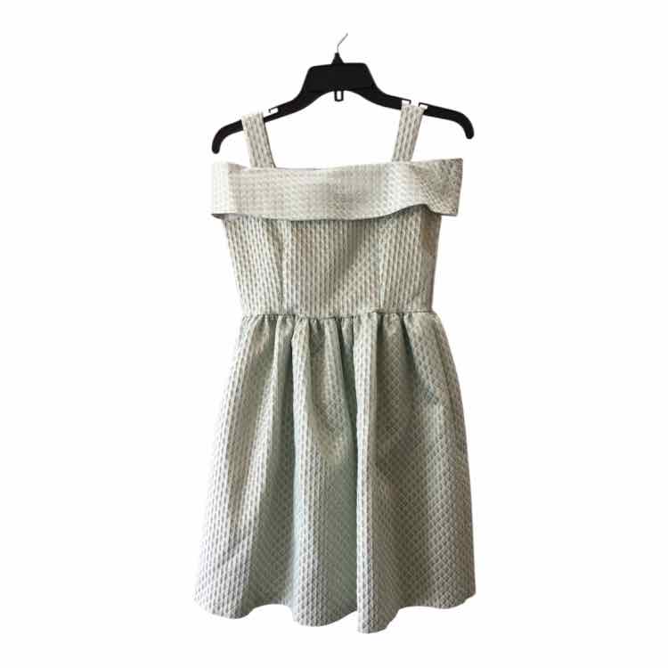 Belle Badgley Misch. Light Blue and Gold Size 14 Dress