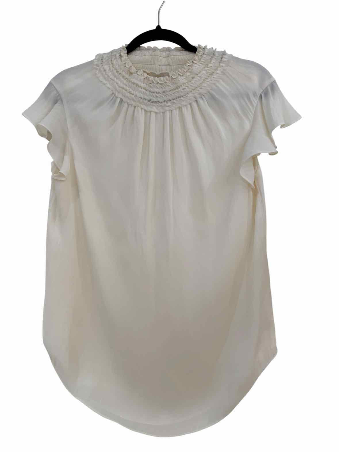 Halston Heritage Cream Size 2 Shirt