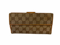 Gucci tan and beige Wallet