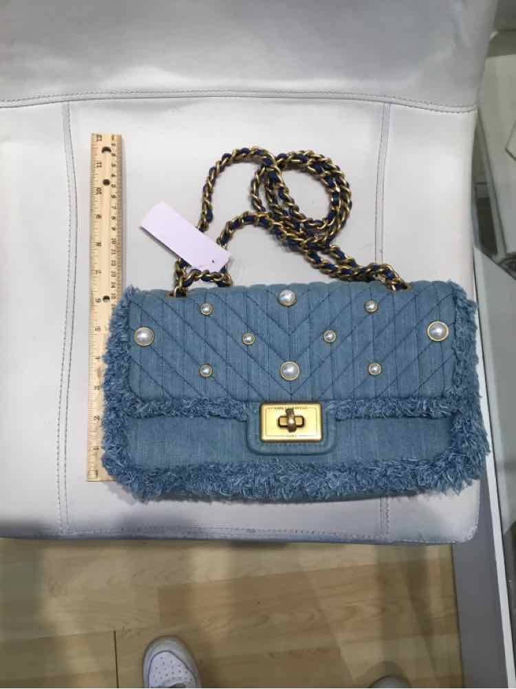 Karl Lagerfeld Clutch Blue Handbag