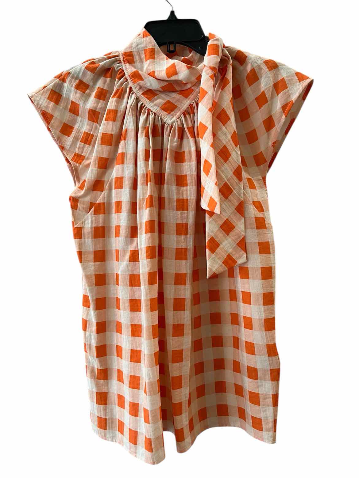 VVB Victoria Beckham Orange Multi Size 6 Shirt
