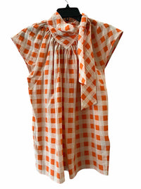 VVB Victoria Beckham Orange Multi Size 6 Shirt