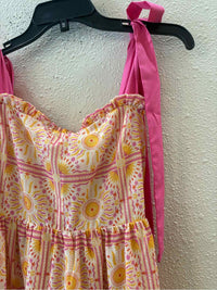 Fore Yellow and PInk Size S Dress
