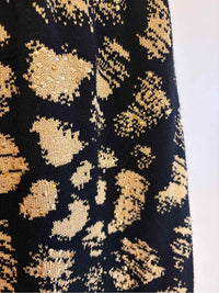 St John Evening Black and Gold Size 6 Skirt