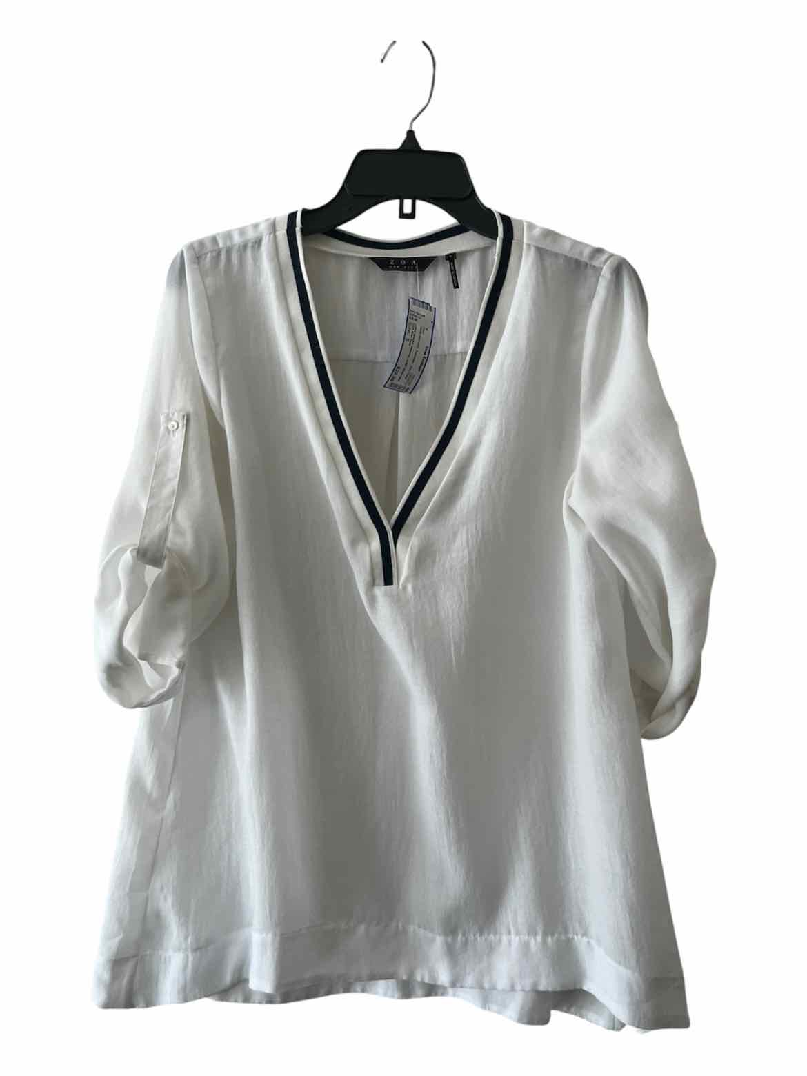 ZOA New York White and navy Size S Shirt