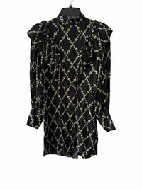 Ganni Black and yellow Size 36 Dress