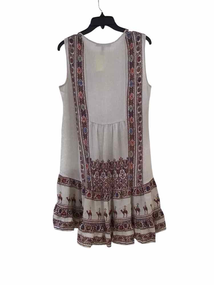 BCBG MAXAZRIA beige and multi Size L Dress – Swap Boutique