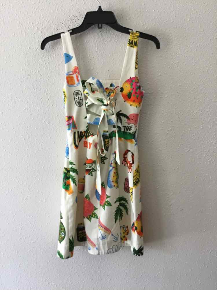 ALEMAIS White Multi Size 2 Dress
