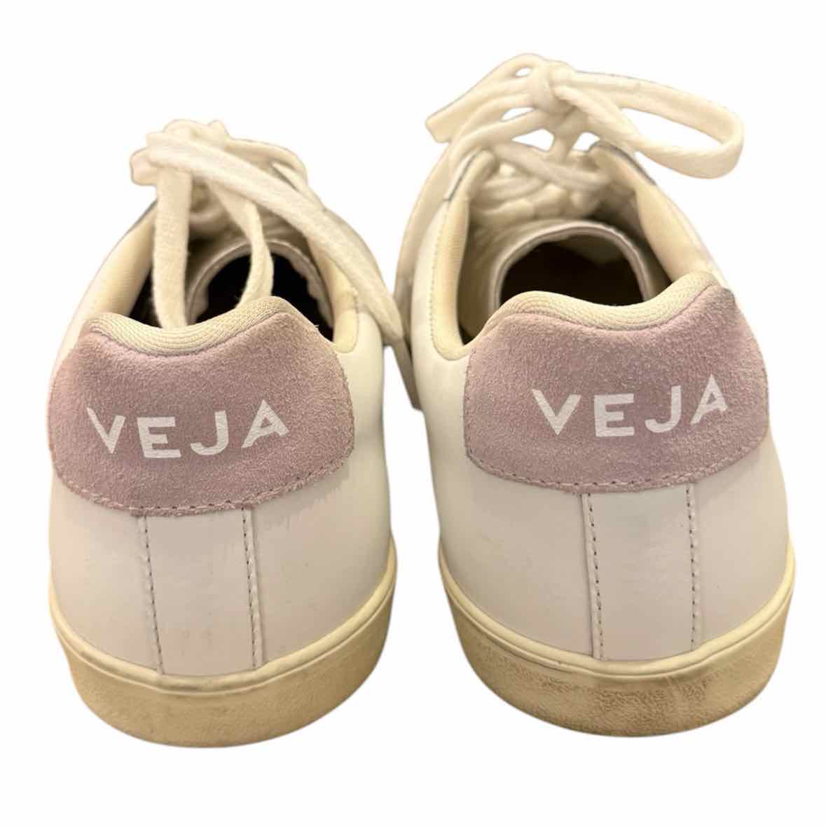 Veja White & lilac Size 9 Sneakers
