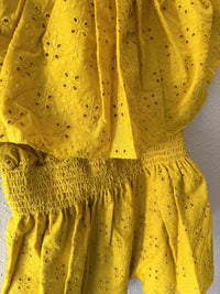 Pearl by Lela Rose Yellow Size 2 Shirt