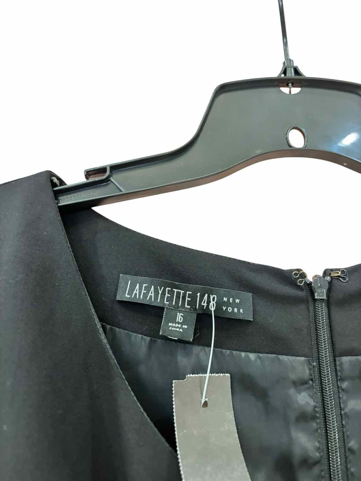 Lafayette 148 Black Size 16 Dress
