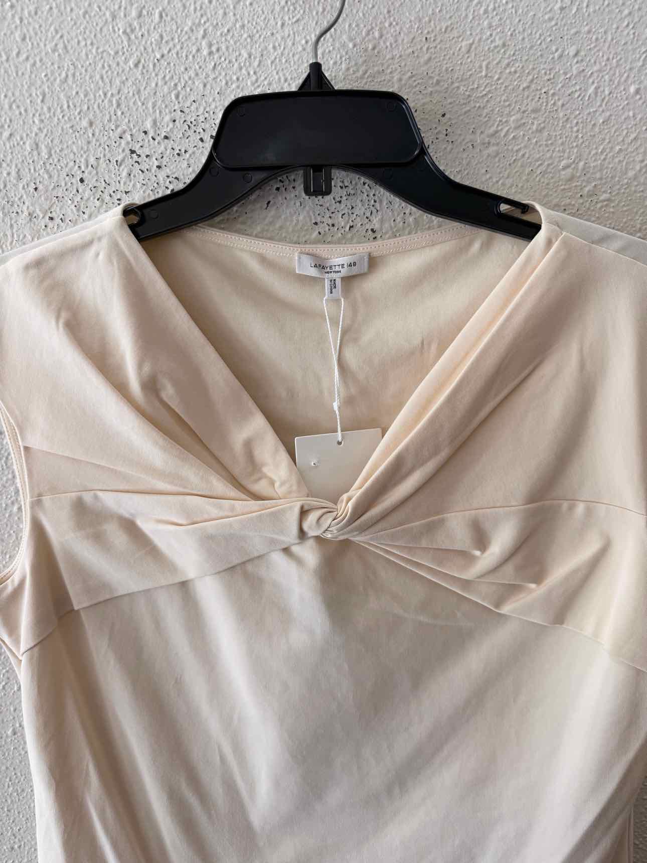 Lafayette 148 Ivory Size M Shirt