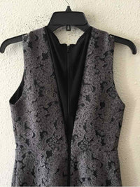 alice + olivia Grey and Black Size 6 Dress