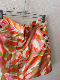 J Crew Orange Multi Size 4 Skirt