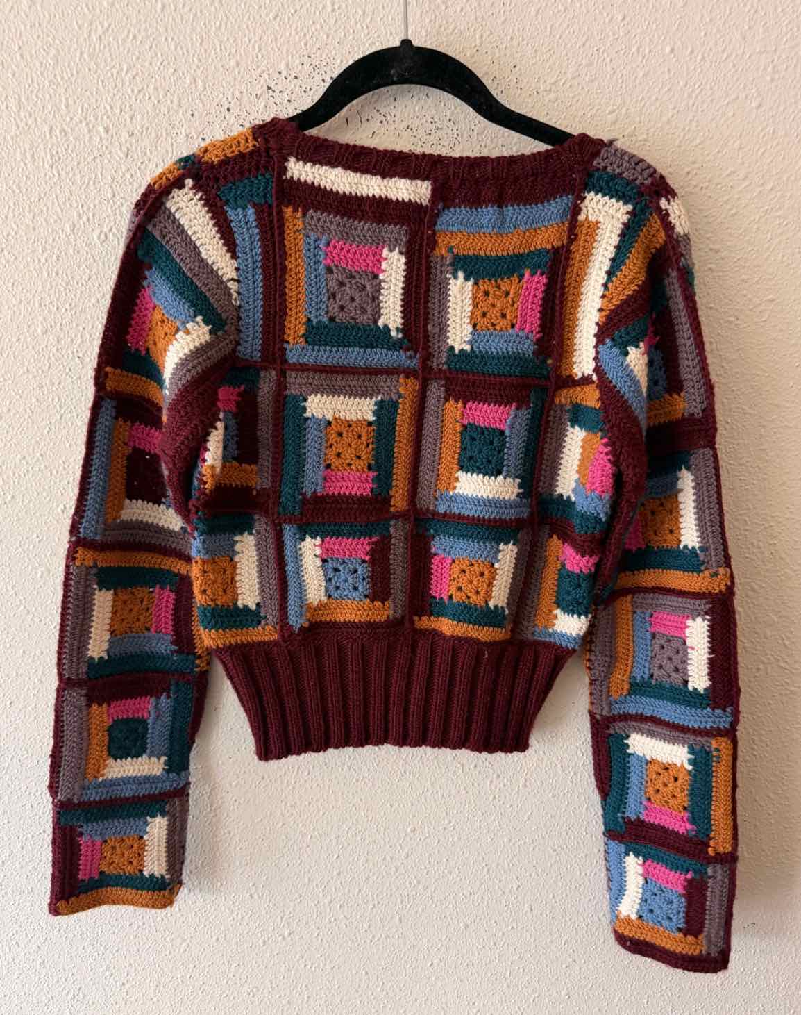 Sea New York Burgundy Multi Size XXS Sweater