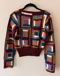 Sea New York Burgundy Multi Size XXS Sweater