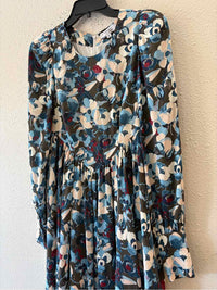 Peter Som Blue Multi Size 6 Dress