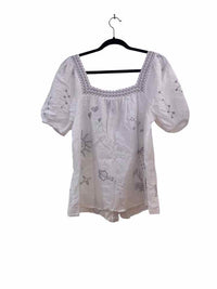 Johnny Was White Size M Blouse