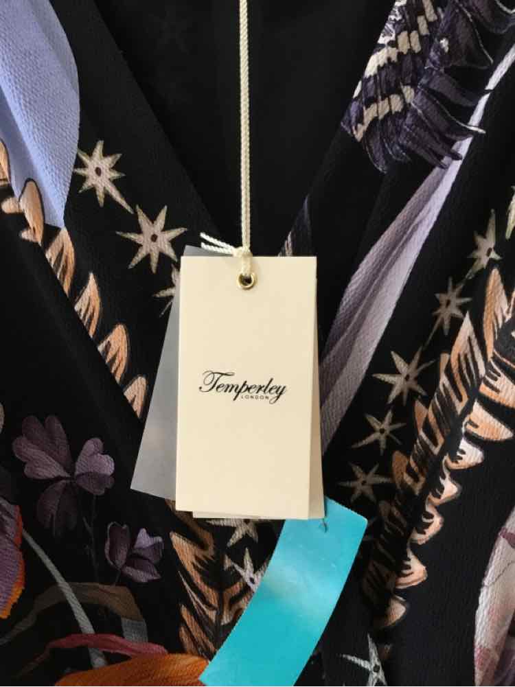 Temperley Black Multi Size 6 Dress