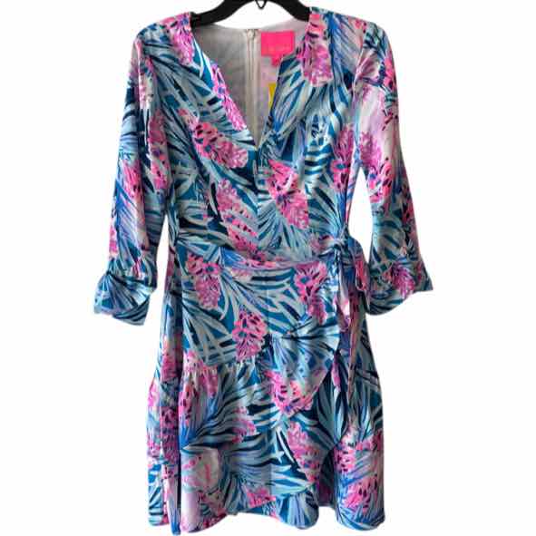 Lilly Pulitzer Blue Multi Size S Dress