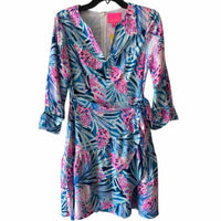 Lilly Pulitzer Blue Multi Size S Dress