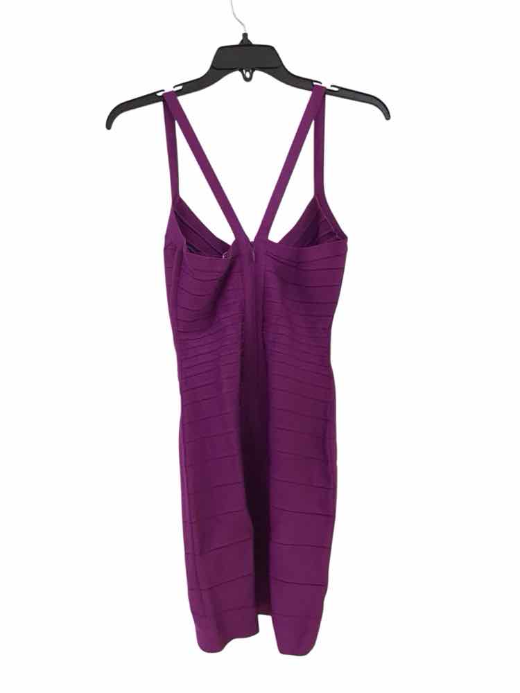 Herve Leger Purple Size S Dress