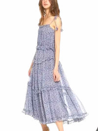 Misa Light Blue Size S Dress