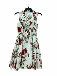 Alexander McQueen White and Red Size 36 Dress