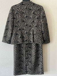 Kasper black and beige Size 8 2 PC Dress