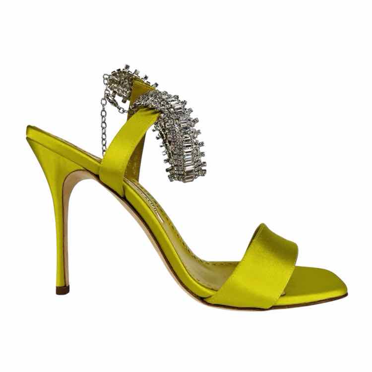 Manolo Blahnik Chartreuse Size 38 Shoes