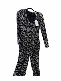Dress the population Black and silver Size S Jumpsuit
