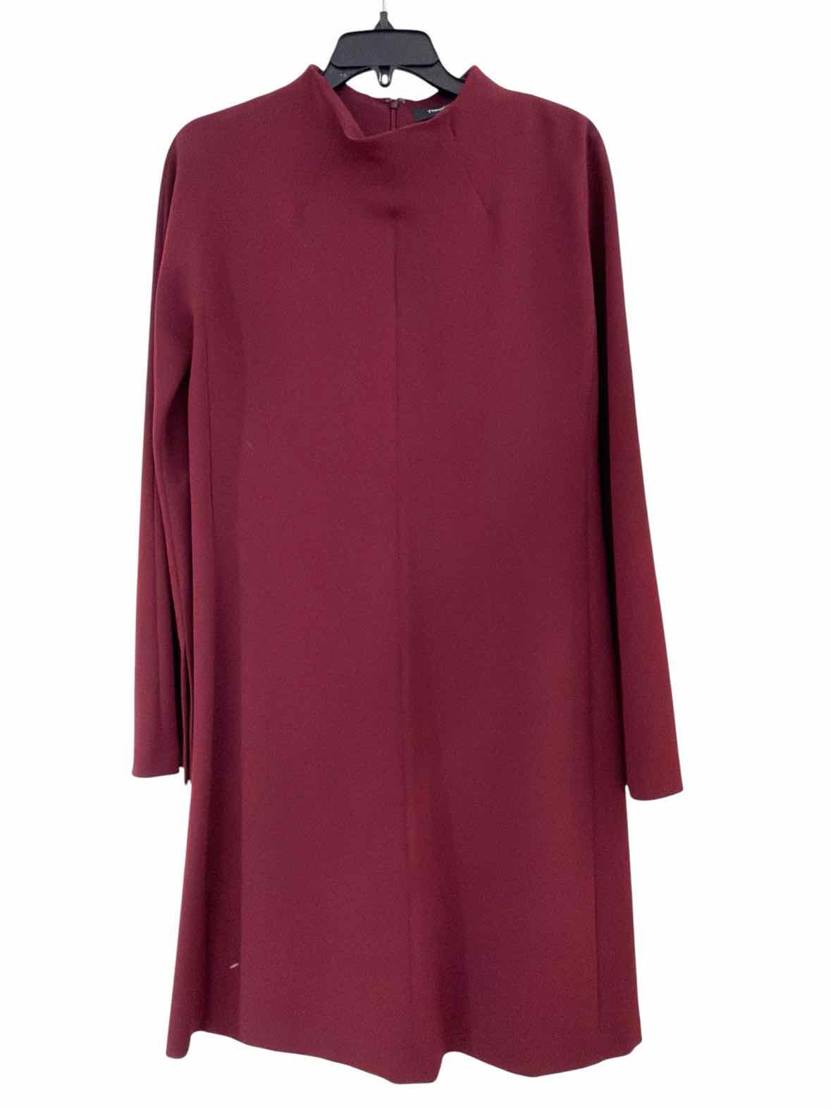 Theory Burgundy Size 8 Dress
