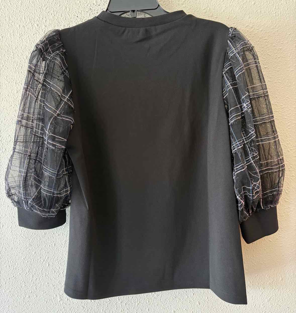 Gracia Black & Silver Size M Shirt