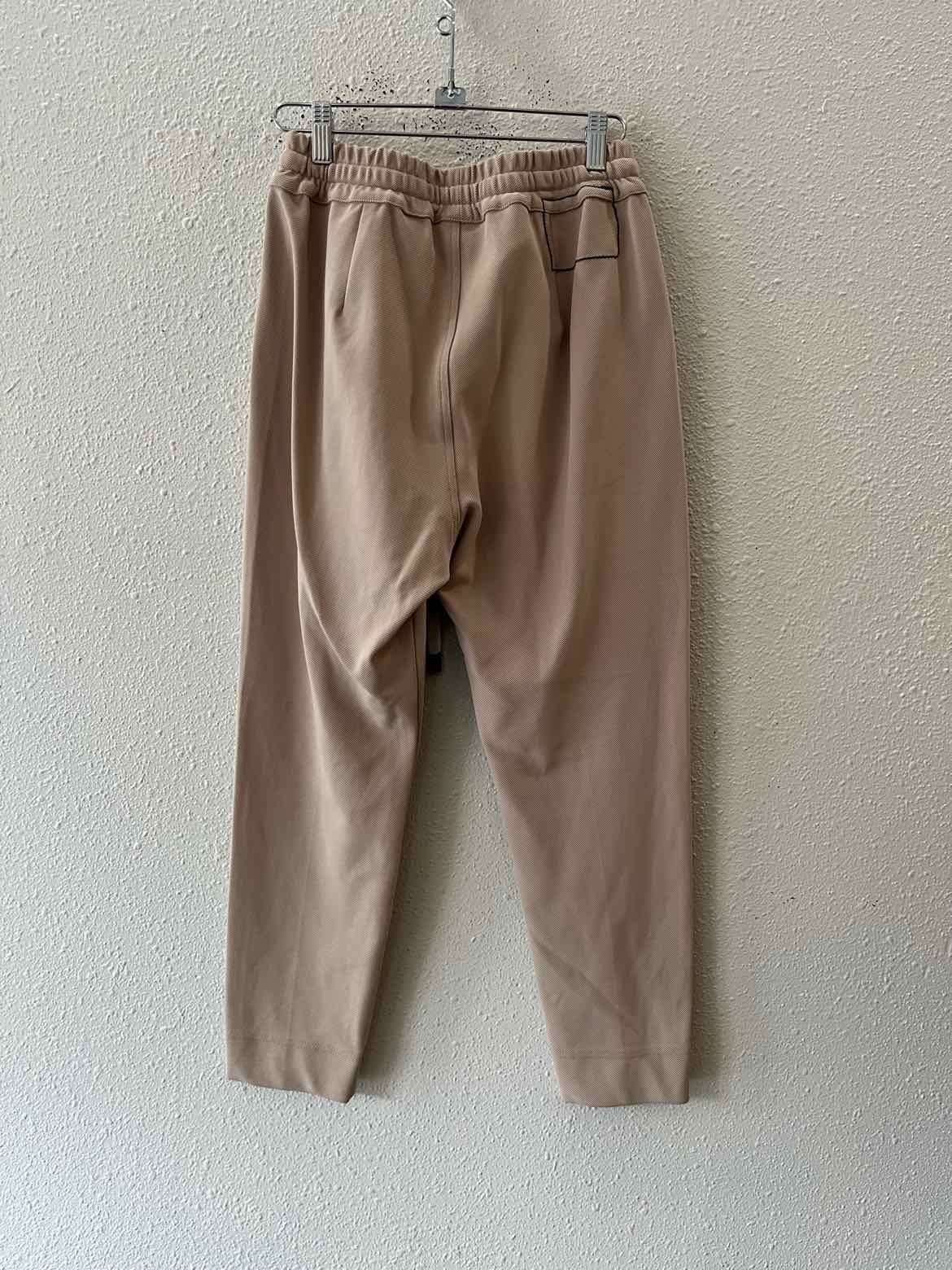 Bassike Beige and White Size 0 Pants