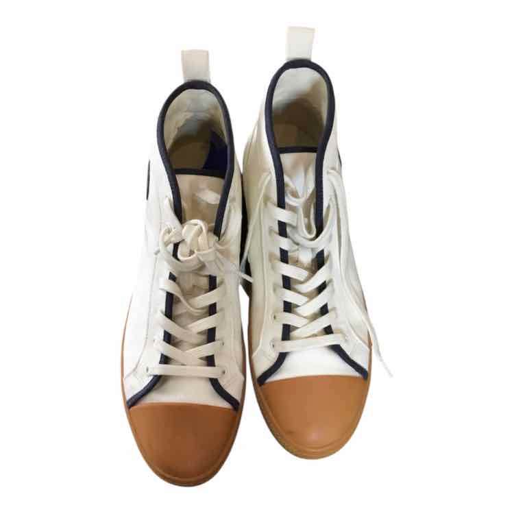 Tory Burch Cream and Navy Size 11 Shoes