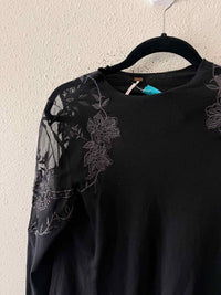 Free People Black and purple Size S Shirt
